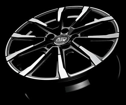 MSW 79 gloss black full polished Alufelge 7x18 Zoll ET47.5 LK 5x108 ML63.4 – Bild 3