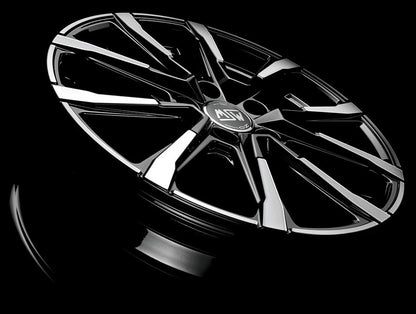 MSW 79 gloss black full polished Alufelge 7x18 Zoll ET35 LK 5x114.3 ML66.06 – Bild 4