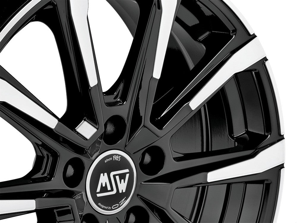 MSW 79 gloss black full polished Alufelge 7x18 Zoll ET35 LK 5x114.3 ML66.06 – Bild 7