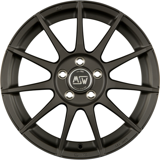 MSW 85 Matt Gun Metal Alufelge 6.5x16 Zoll ET38 LK 4x108 ML65.1