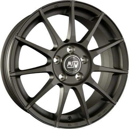MSW 85 Matt Gun Metal Alufelge 6.5x16 Zoll ET38 LK 4x108 ML65.1 – Bild 2