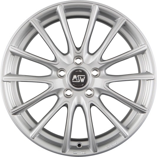 MSW 86 Full Silver Alufelge 6x15 Zoll ET32 LK 4x108 ML65.1