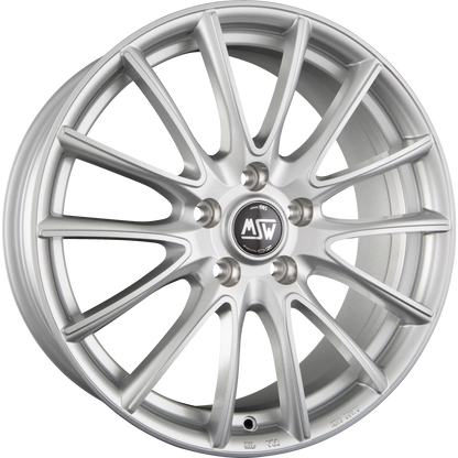 MSW 86 Full Silver Alufelge 6x15 Zoll ET32 LK 4x108 ML65.1 – Bild 2