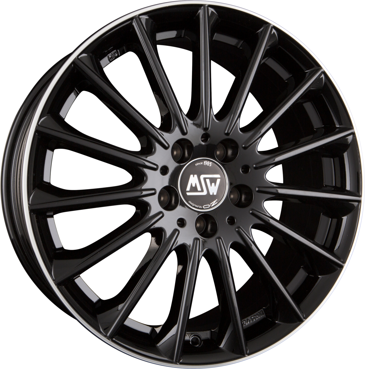 MSW 30 Gloss Black Diamond Lip Alufelge 8x18 Zoll ET35 LK 5x112 ML73.1 – Bild 2