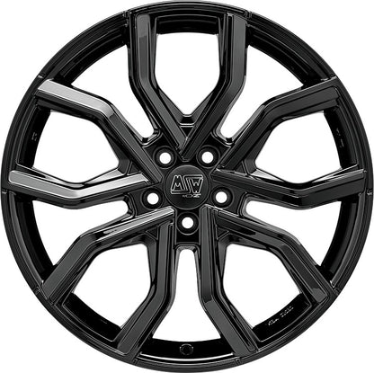 MSW 41 gloss black Alufelge 7.5x19 Zoll ET48 LK 5x112 ML73.1 – Bild 2