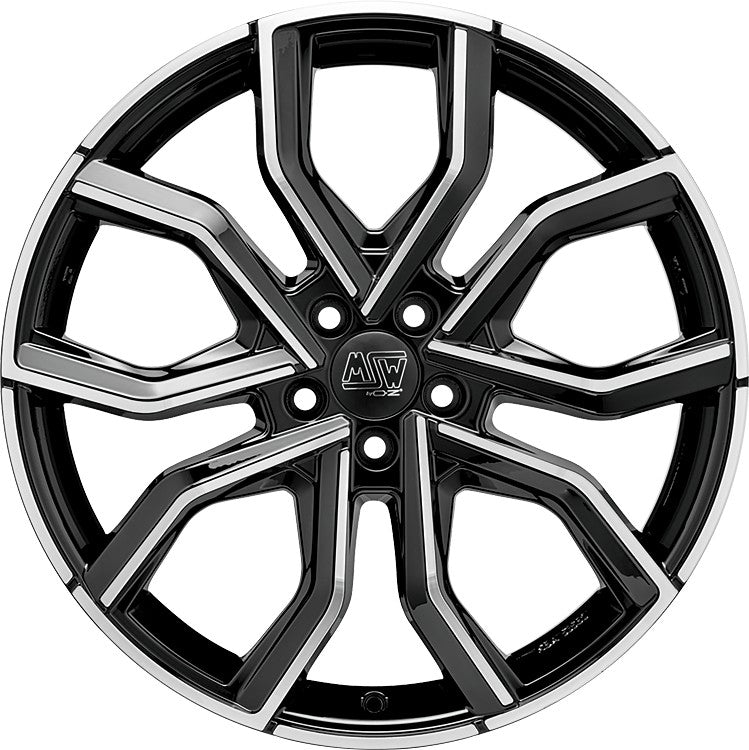 MSW 41 gloss black full polished Alufelge 7.5x19 Zoll ET45 LK 5x114.3 ML73.1 – Bild 2