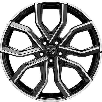 MSW 41 gloss black full polished Alufelge 7.5x19 Zoll ET45 LK 5x114.3 ML73.1 – Bild 2