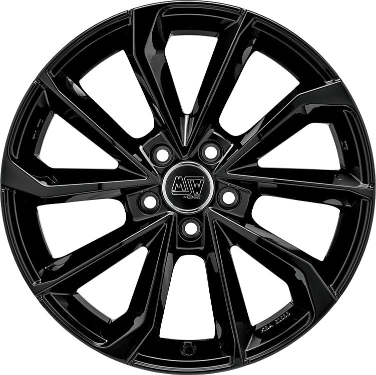 MSW 42 gloss black Alufelge 8x18 Zoll ET42 LK 5x108 ML63.4 – Bild 2