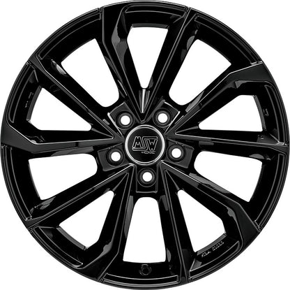 MSW 42 gloss black Alufelge 8x18 Zoll ET42 LK 5x108 ML63.4 – Bild 2