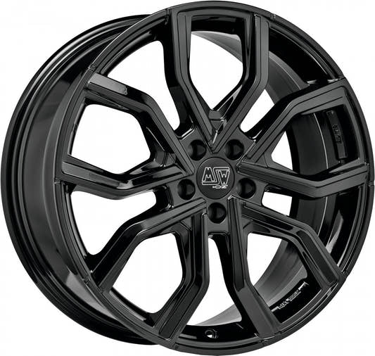 MSW 41 gloss black Alufelge 10x20 Zoll ET40 LK 5x112 ML73.1