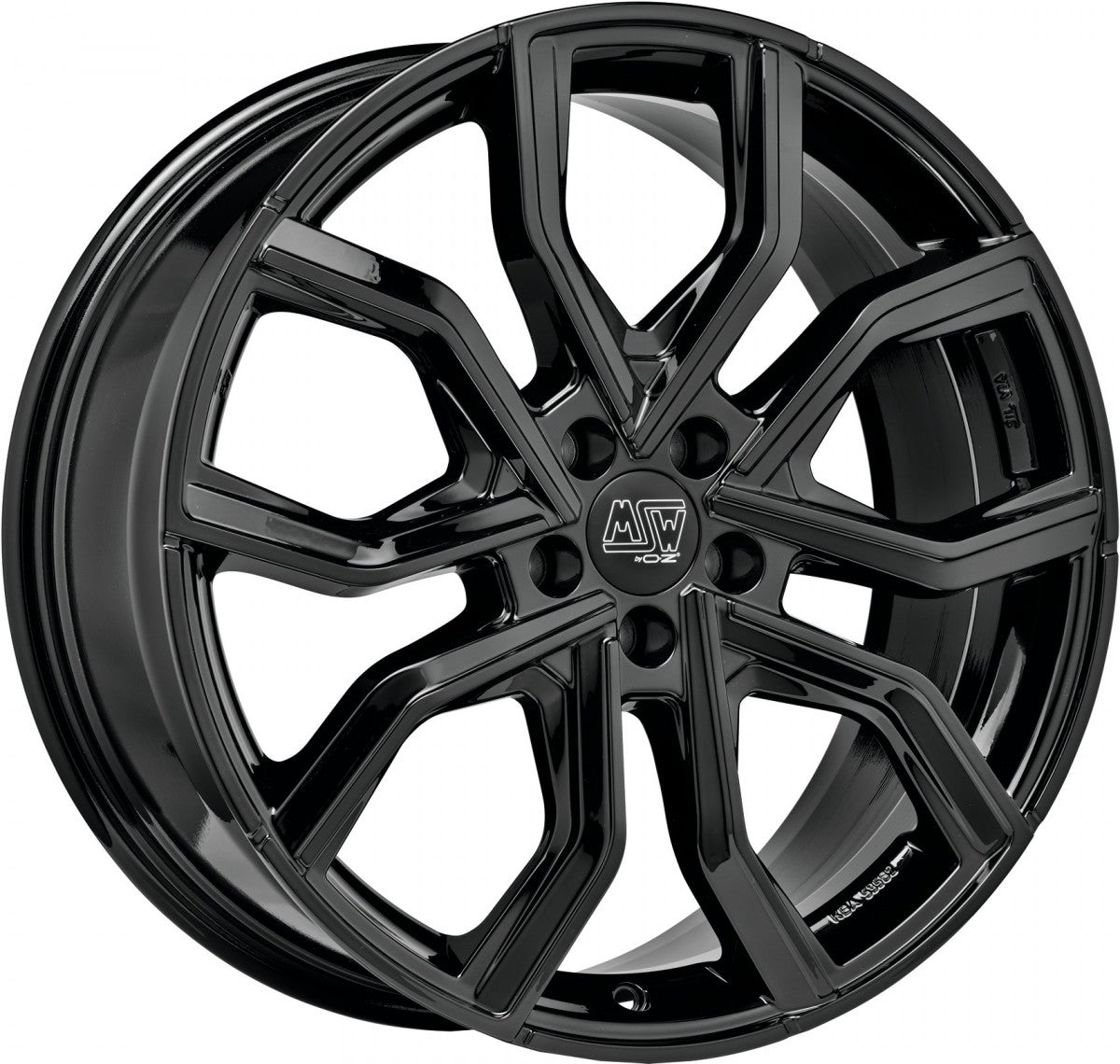 MSW 41 gloss black Alufelge 10x20 Zoll ET45 LK 5x112 ML73.1