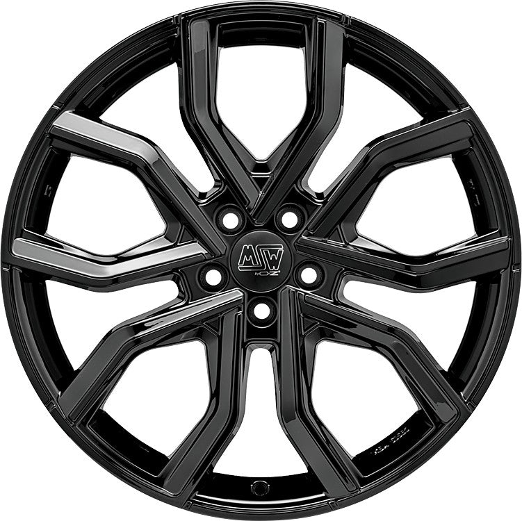 MSW 41 gloss black Alufelge 10x20 Zoll ET45 LK 5x112 ML73.1 – Bild 2