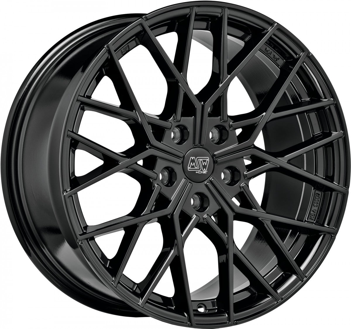 MSW 74 gloss black Alufelge 8.5x18 Zoll ET40 LK 5x112 ML73.1