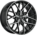 MSW 74 gloss black full polished Alufelge 8x19 Zoll ET27 LK 5x112 ML73.1