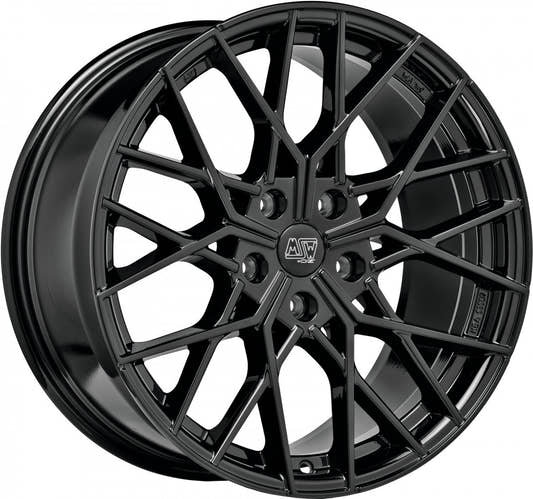 MSW 74 gloss black Alufelge 8x19 Zoll ET29 LK 5x120 ML72.56