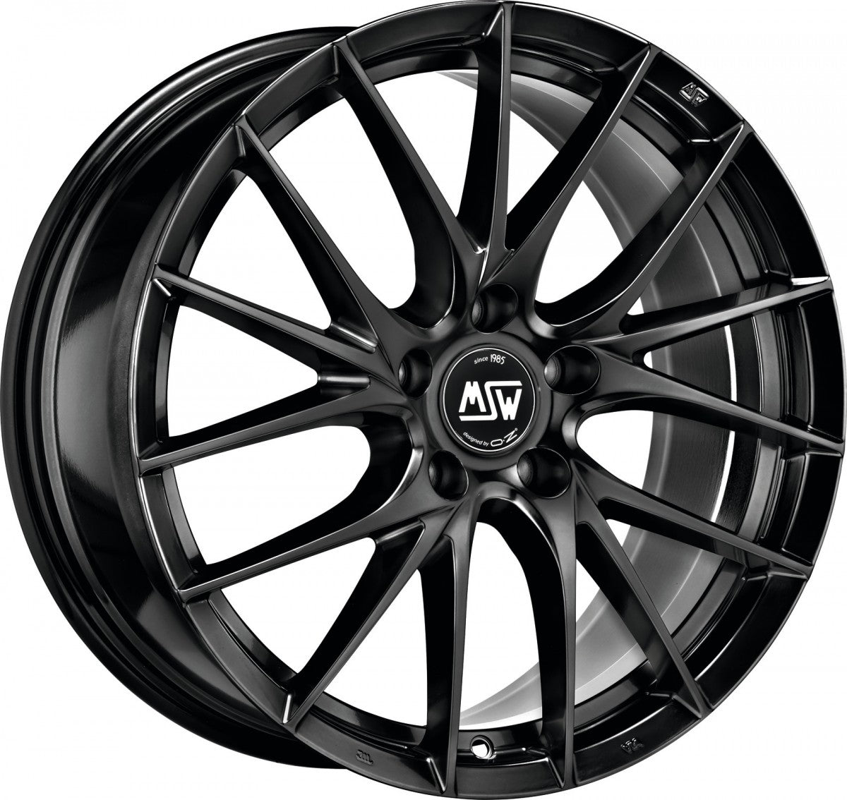 MSW 29 gloss black Alufelge 8.5x19 Zoll ET43 LK 5x112 ML73.1