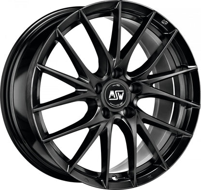 MSW 29 gloss black Alufelge 8.5x19 Zoll ET43 LK 5x112 ML73.1