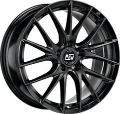 MSW 29 gloss black Alufelge 7.5x17 Zoll ET35 LK 5x112 ML73.1
