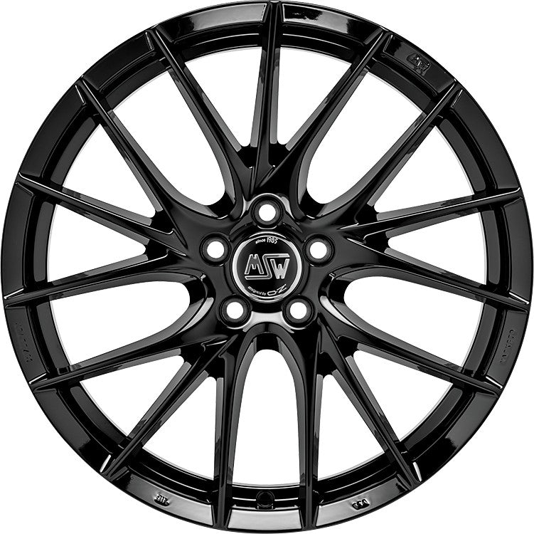 MSW 29 gloss black Alufelge 7.5x17 Zoll ET35 LK 5x112 ML73.1 – Bild 2