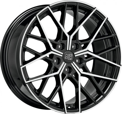 MSW 74 gloss black full polished Alufelge 9x20 Zoll ET26 LK 5x112 ML73.1