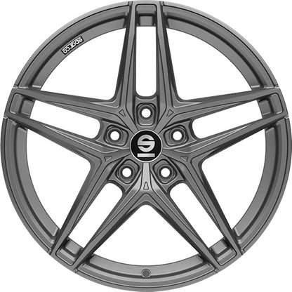 Sparco Record matt graphite Alufelge 8x18 Zoll ET50 LK 5x108 ML63.4 – Bild 2