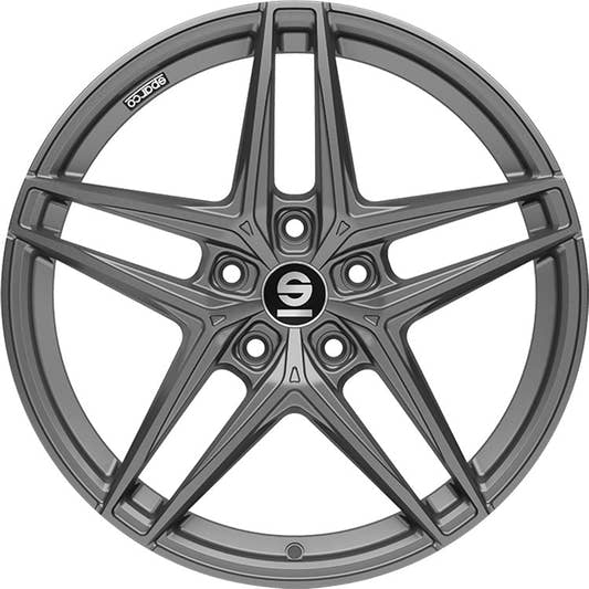 Sparco Record matt graphite Alufelge 8x19 Zoll ET45 LK 5x112 ML73.1 – Bild 2