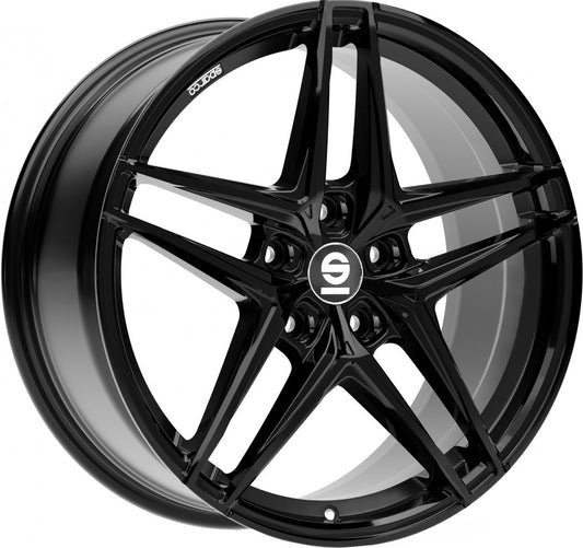 Sparco Record gloss black Alufelge 8.5x19 Zoll ET45 LK 5x108 ML73.1
