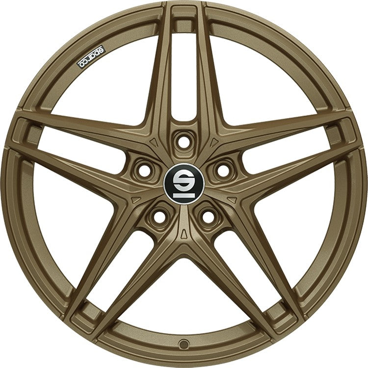 Sparco Record rally bronze Alufelge 8x18 Zoll ET48 LK 5x112 ML73.1 – Bild 2