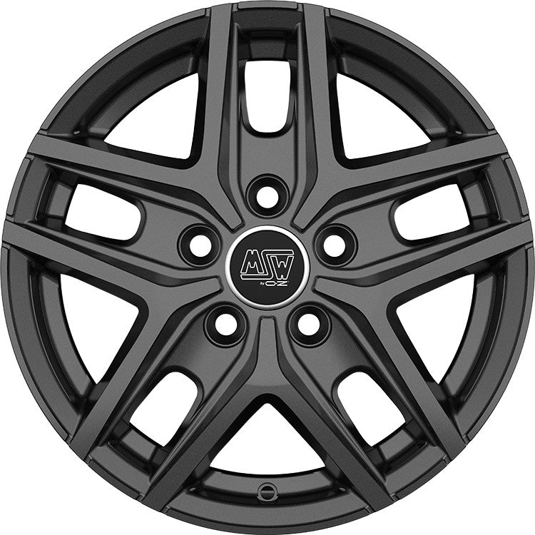 MSW 40 Van gloss dark grey Alufelge 6.5x16 Zoll ET50 LK 5x112 ML66.46 – Bild 2