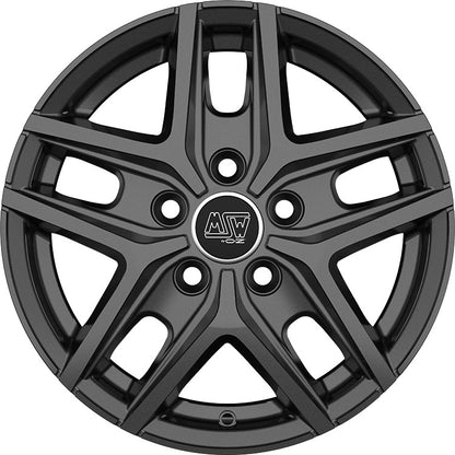 MSW 40 Van gloss dark grey Alufelge 6.5x16 Zoll ET50 LK 5x112 ML66.46 – Bild 2