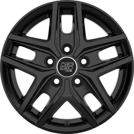 MSW 40 Van gloss black Alufelge 6.5x16 Zoll ET48 LK 5x118 ML71.1 – Bild 2