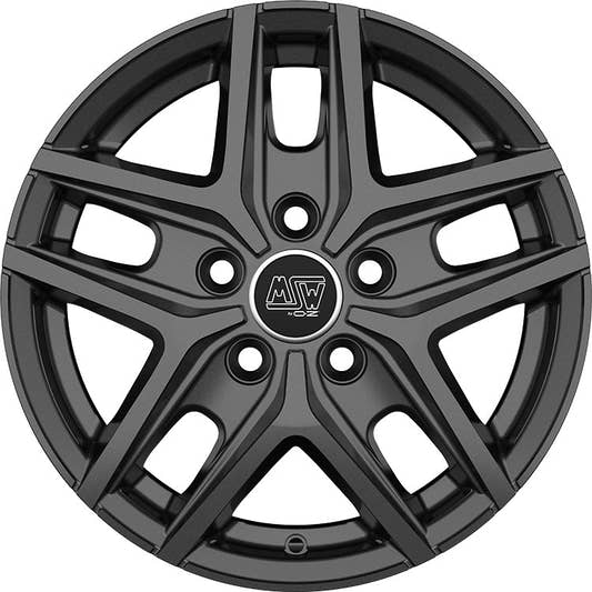 MSW 40 Van gloss dark grey Alufelge 6.5x16 Zoll ET55 LK 5x160 ML65.1 – Bild 2