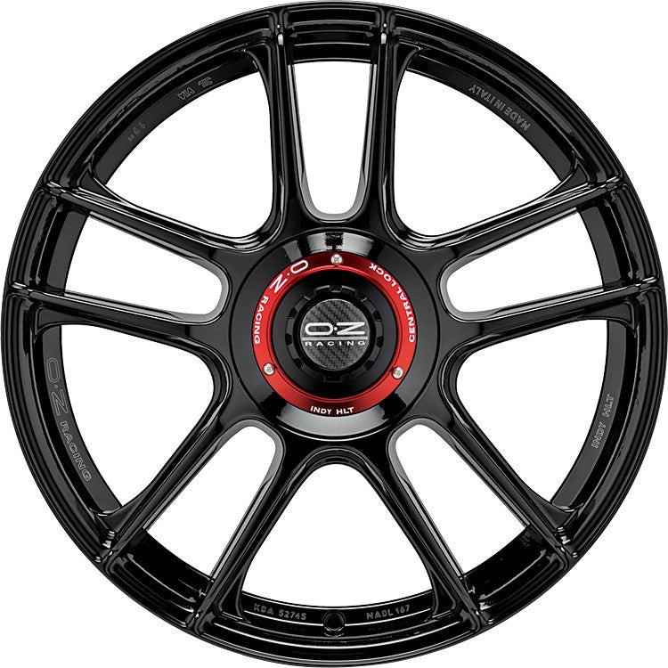 OZ Indy HLT gloss black Alufelge 8.5x19 Zoll ET45 LK 5x114.3 ML75 – Bild 2