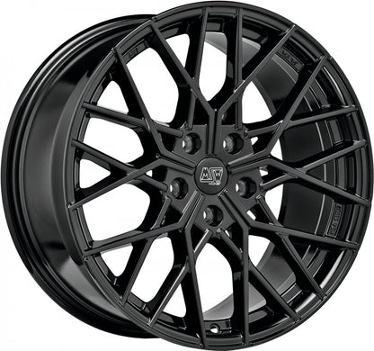MSW 74 gloss black Alufelge 8.5x19 Zoll ET40 LK 5x112 ML73.1