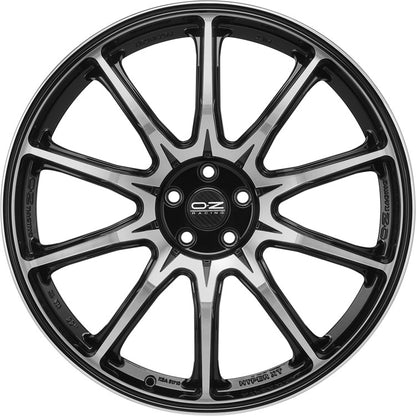 OZ Hyper XT HLT gloss black diamond cut Alufelge 10x22 Zoll ET40 LK 5x120 ML72.56 – Bild 2