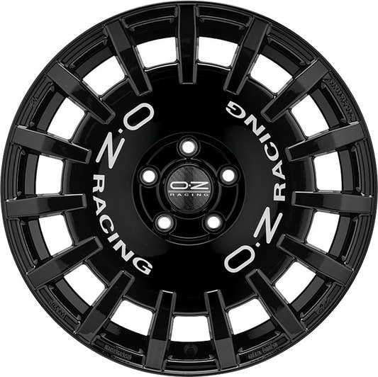 OZ Rally Racing gloss black Alufelge 8x17 Zoll ET35 LK 5x100 ML68 – Bild 2