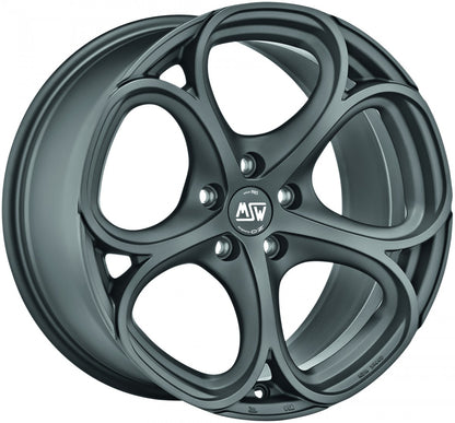 MSW 82 matt gun metal Alufelge 8x18 Zoll ET50 LK 5x108 ML63.4