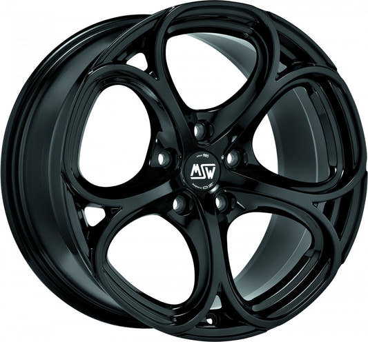 MSW 82 gloss black Alufelge 8x18 Zoll ET30 LK 5x110 ML65.06
