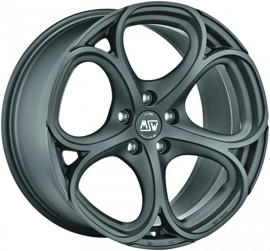 MSW 82 matt gun metal Alufelge 8x18 Zoll ET35 LK 5x110 ML65.06