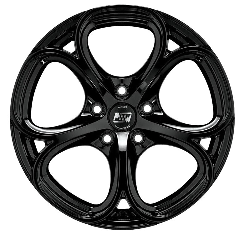 MSW 82 gloss black Alufelge 8x18 Zoll ET35 LK 5x112 ML73.1 – Bild 2