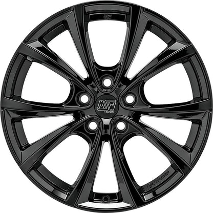 MSW 27 T gloss black Alufelge 9.5x19 Zoll ET45 LK 5x114.3 ML64.12 – Bild 2