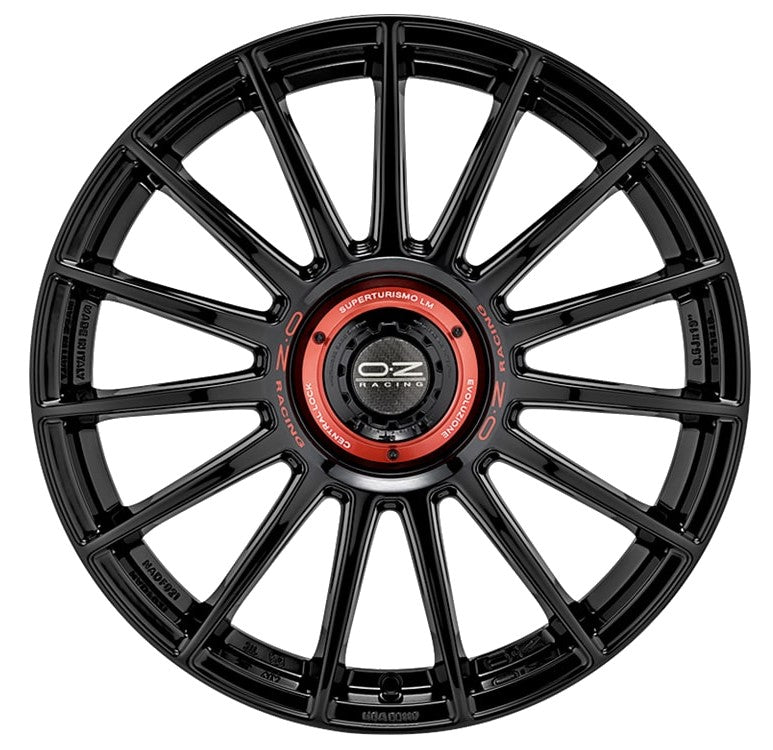OZ Superturismo Evoluzione gloss black Alufelge 8x18 Zoll ET45 LK 5x112 ML66.7 – Bild 2