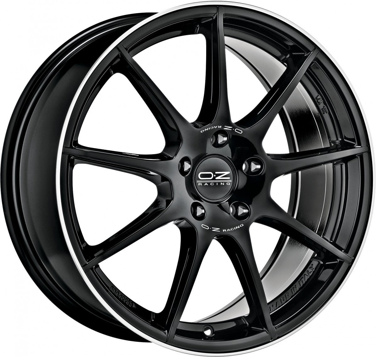OZ Veloce GT gloss black diamond lip Alufelge 8x18 Zoll ET45 LK 5x114.3 ML75
