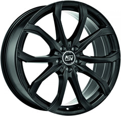 MSW 48 matt black Alufelge 7.5x17 Zoll ET40 LK 5x110 ML65.06