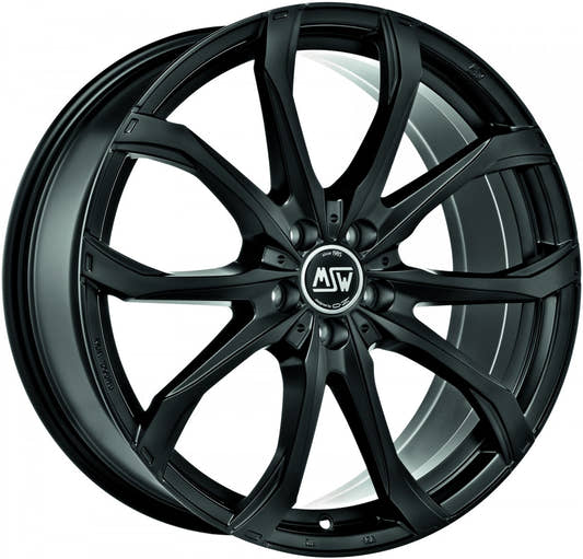 MSW 48 matt black Alufelge 7.5x17 Zoll ET40 LK 5x110 ML65.06