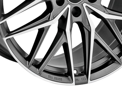 MSW 50 gun metal poliert Alufelge 11x21 Zoll ET38 LK 5x112 ML66.56 – Bild 4
