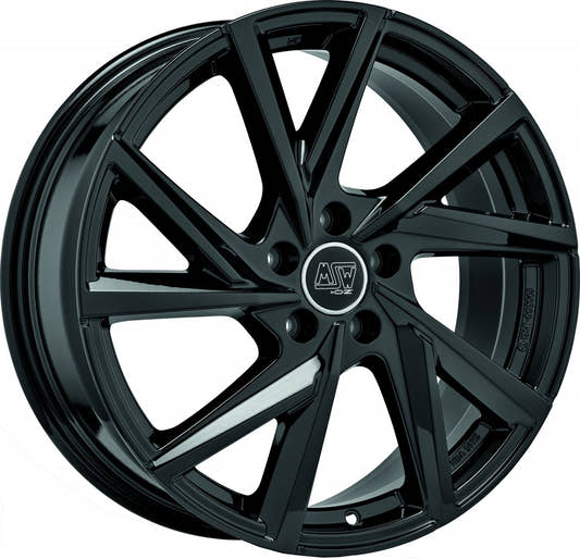 MSW 80/5 gloss black Alufelge 7.5x18 Zoll ET50 LK 5x112 ML57.06