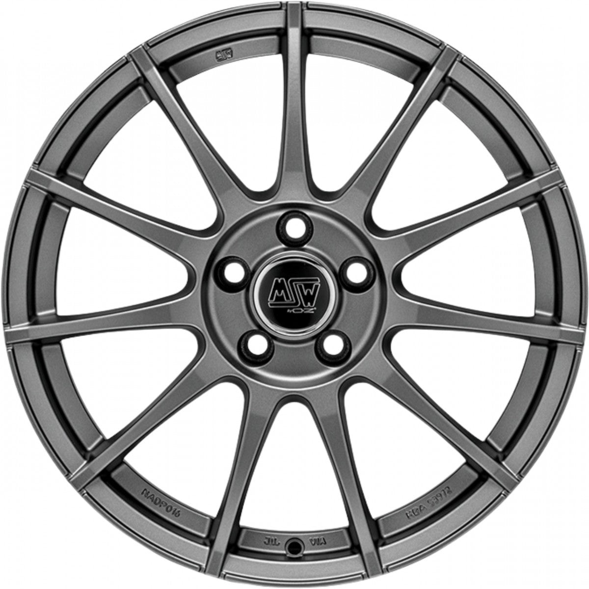 MSW 85 matt graphite Alufelge 6x15 Zoll ET35 LK 4x100 ML63.3 – Bild 2