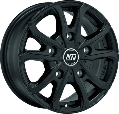 MSW 48 Van matt black Alufelge 7.5x18 Zoll ET53 LK 5x120 ML65.06