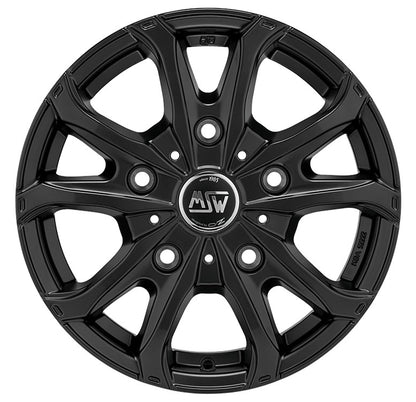 MSW 48 Van matt black Alufelge 7.5x18 Zoll ET53 LK 5x120 ML65.06 – Bild 2